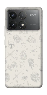 Чохол на Xiaomi Poco F6 Pro Star Wars background ver.1 фото 1 з 1