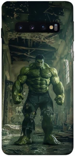 Чохол на Samsung Galaxy S10 Angry Hulk фото 1 з 1