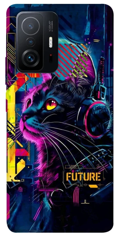 Чехол на Xiaomi 11T / 11T Pro Cyber Cat v2 фото 1 из 1
