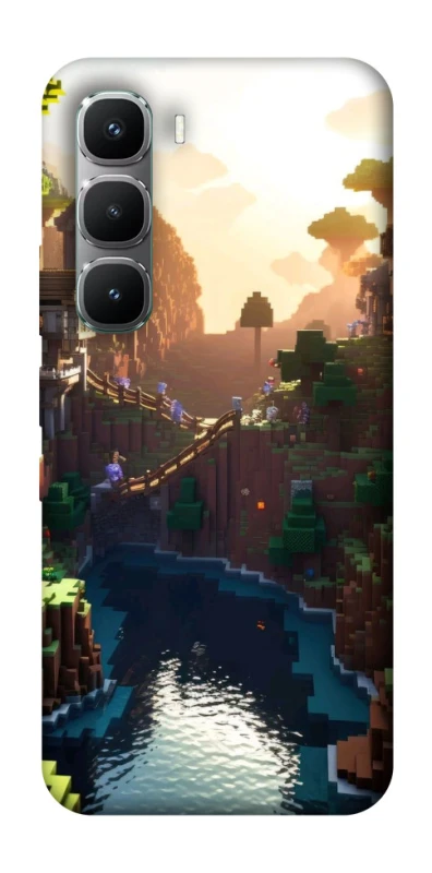 Чохол на Infinix Hot 60 Pro Minecraft sunset фото 1 з 1