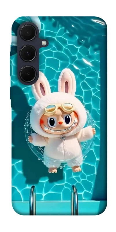 Чохол на Samsung Galaxy A35 Labubu in the pool ver.2 фото 1 з 1