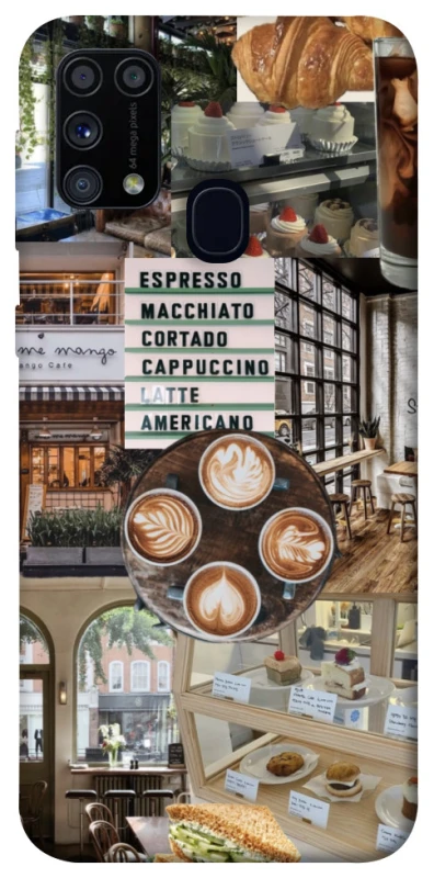 Чохол на Samsung Galaxy M31 Coffee collage ver.5 фото 1 з 1