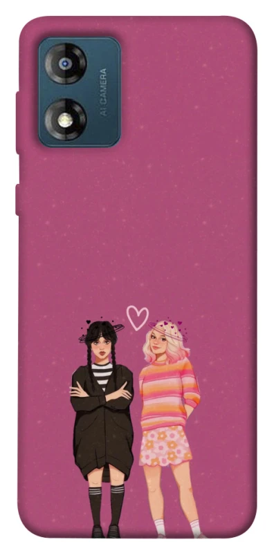 Чохол на Motorola Moto E13 Raven & Rainbow Wednesday фото 1 з 1