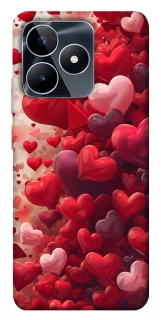 Чехол на Realme C53 Many hearts фото 1 из 1