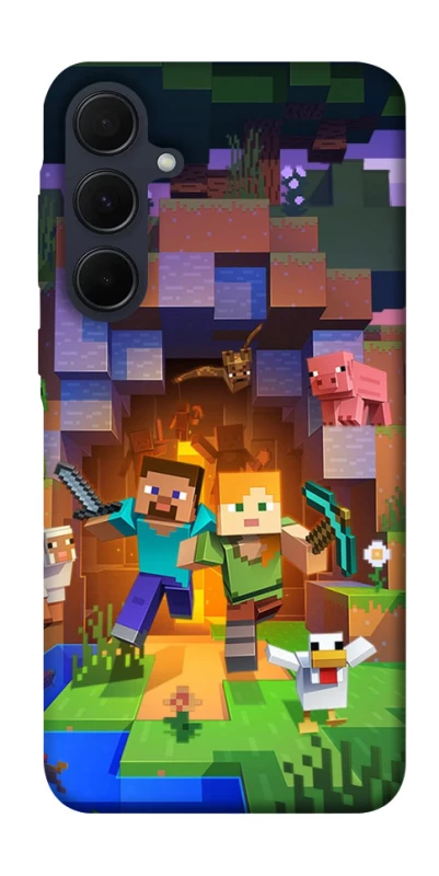 Чехол на Samsung Galaxy A55 Minecraft game фото 1 из 1