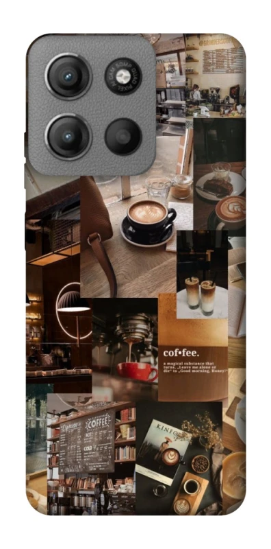 Чохол на Motorola Moto G15 Power Coffee collage ver.2 фото 1 з 1