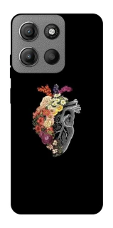 Чохол на Motorola Moto G15 4G Heart with flowers фото 1 з 1