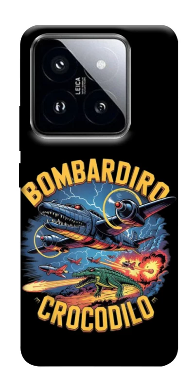 Чехол на Xiaomi 14 Pro Bombardino Crocodilo v2 фото 1 из 1