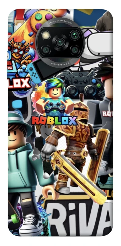 Чохол на Xiaomi Poco X3 NFC / Poco X3 Pro Roblox collage ver.1 фото 1 з 1