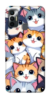 Чохол на TECNO Spark 7 Cute Cat v2 фото 1 з 1