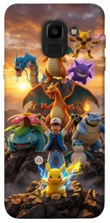 Чехол на Samsung J600F Galaxy J6 (2018) Pokemon фото 1 из 1