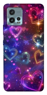 Чохол на Motorola Moto G72 Drawn hearts фото 1 з 1