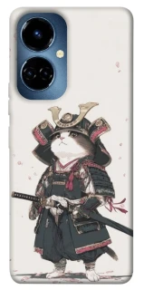 Чохол на TECNO Camon 19 Pro Samurai Cat Warrior фото 1 з 1
