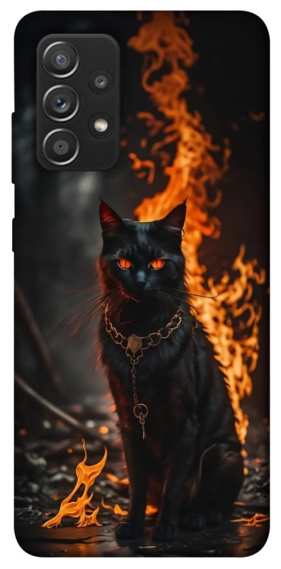 Чохол на Samsung Galaxy A52 4G / A52 5G Вогняний кіт фото 1 з 1