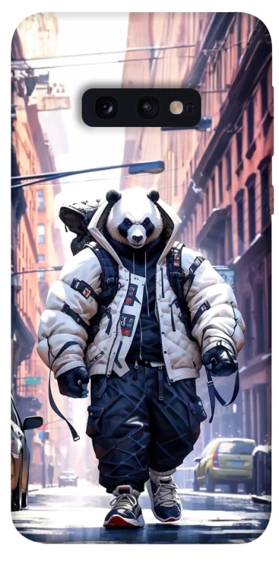 Чохол на Samsung Galaxy S10e Панда кур'єр фото 1 з 1