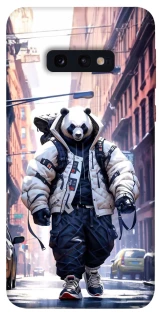 Чехол на Samsung Galaxy S10e Панда курьер фото 1 из 1
