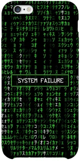 Чехол на Apple iPhone 6/6s plus (5.5") Matrix system failure фото 1 из 1