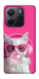 Чехол на Xiaomi Redmi Note 14 4G (Int. version) Pink kitty фото 1 из 1