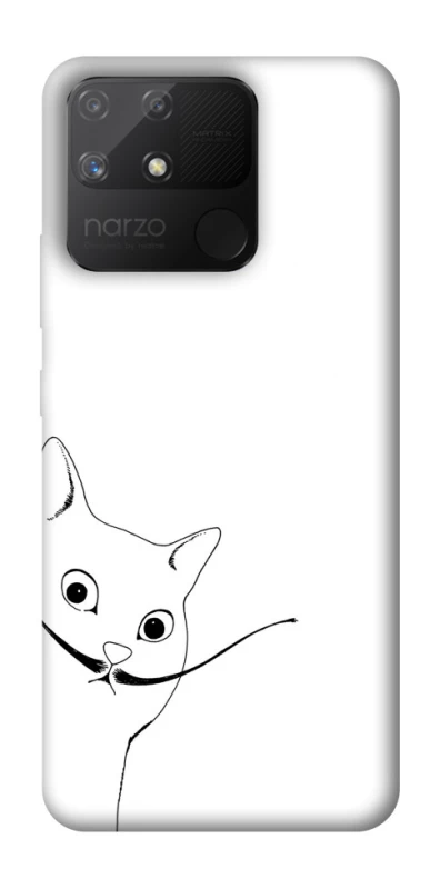 Чехол на Realme Narzo 50A Кот Дали фото 1 из 1