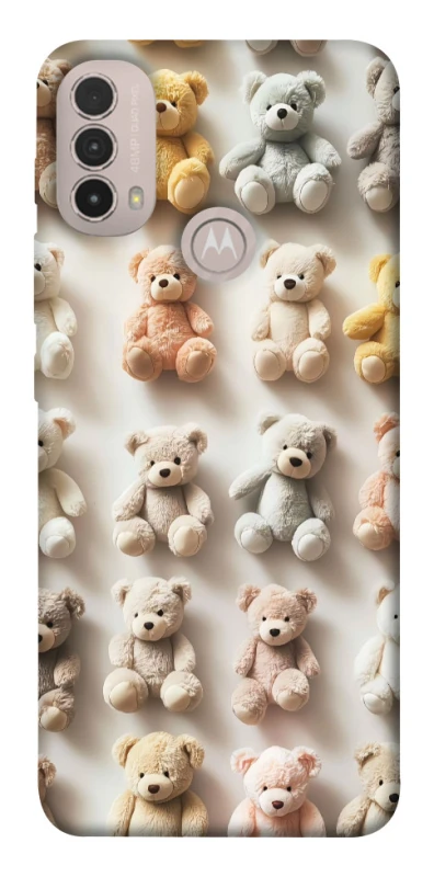 Чохол на Motorola Moto E40 Teddy Bears фото 1 з 1