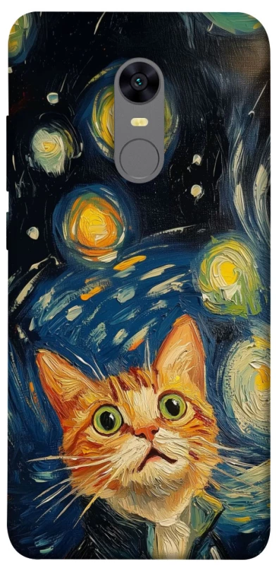Чехол на Xiaomi Redmi 5 Plus / Redmi Note 5 (Single Camera) paint cat фото 1 из 1