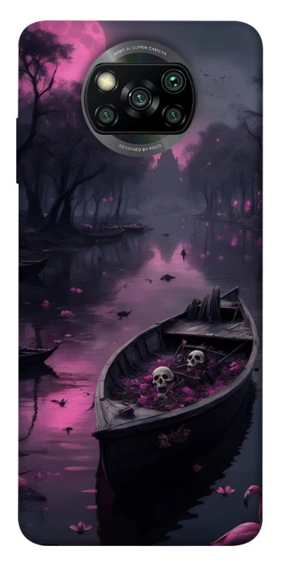 Чохол на Xiaomi Poco X3 NFC / Poco X3 Pro Boat and flamingo фото 1 з 1