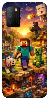 Чохол на Xiaomi Poco M3 Minecraft v6 фото 1 з 1
