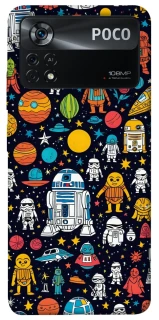 Чехол на Xiaomi Poco X4 Pro 5G Star Wars background ver.2 фото 1 из 1