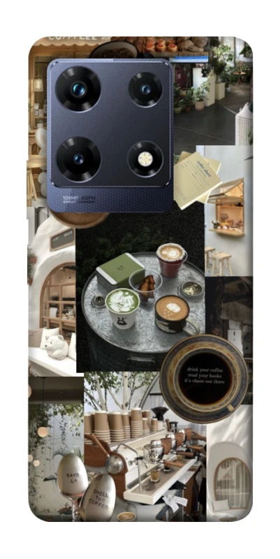 Чохол на Infinix Note 30 Pro Coffee collage ver.4 фото 1 з 1