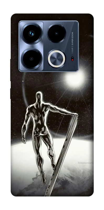 Чохол на Infinix Note 40 4G Срібний серфер фото 1 з 1