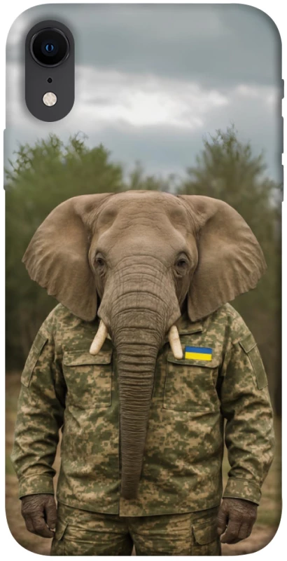 Чохол на Apple iPhone XR (6.1") Слон захисник фото 1 з 1