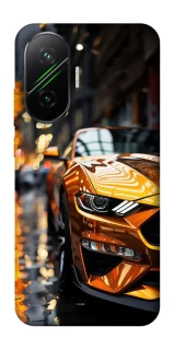 Чохол на Xiaomi Poco F7 Golden sports car фото 1 з 1
