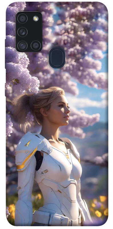 Чохол на Samsung Galaxy A21s Cyber space girl ver.1 фото 1 з 1
