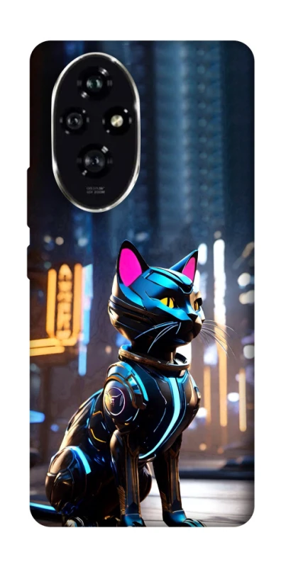 Чохол на Honor 200 Cyber cat фото 1 з 1