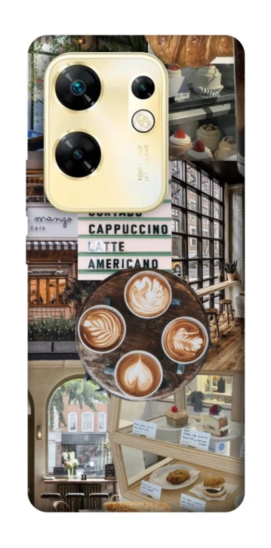 Чохол на Infinix Zero 30 4G Coffee collage ver.5 фото 1 з 1