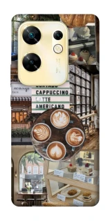 Чохол на Infinix Zero 30 4G Coffee collage ver.5 фото 1 з 1