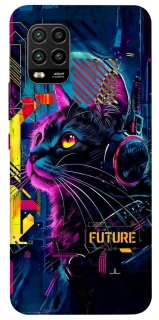 Чохол на Xiaomi Mi 10 Lite Cyber Cat v2 фото 1 з 1