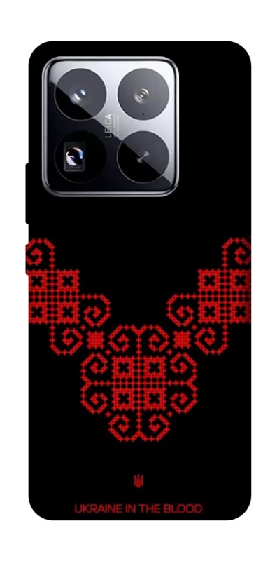 Чохол на Xiaomi 15 Pro Чорно-червона вишиванка фото 1 з 1