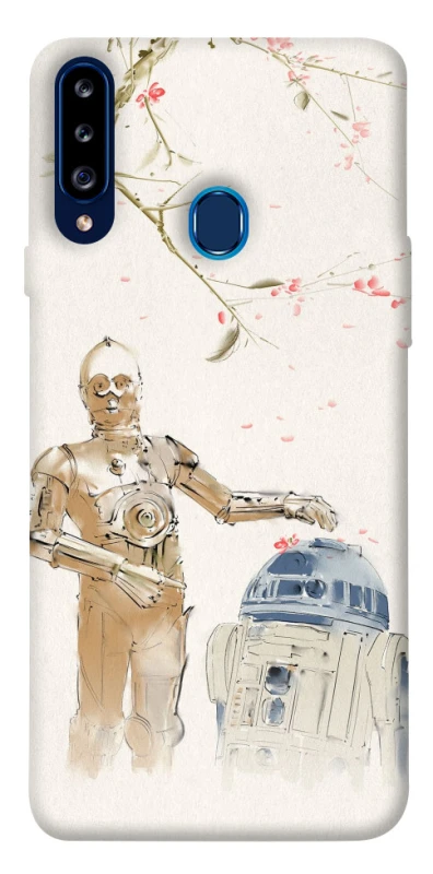 Чохол на Samsung Galaxy A20s Star Wars robots фото 1 з 1