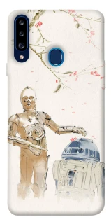 Чохол на Samsung Galaxy A20s Star Wars robots фото 1 з 1