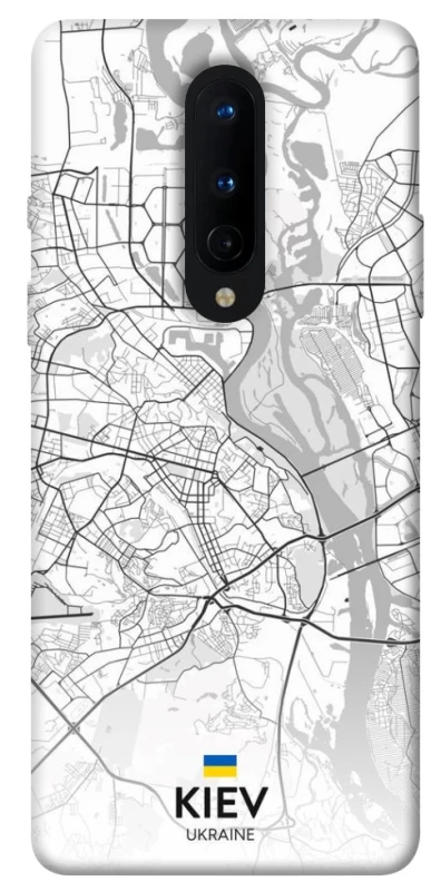 Чохол на OnePlus 8 Kiev white map фото 1 з 1