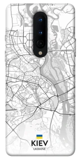 Чохол на OnePlus 8 Kiev white map фото 1 з 1