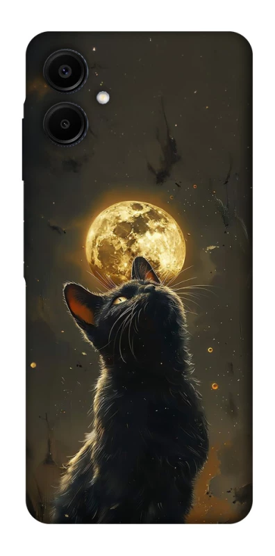Чехол на Samsung Galaxy A06 Кот под луной v2 фото 1 из 1
