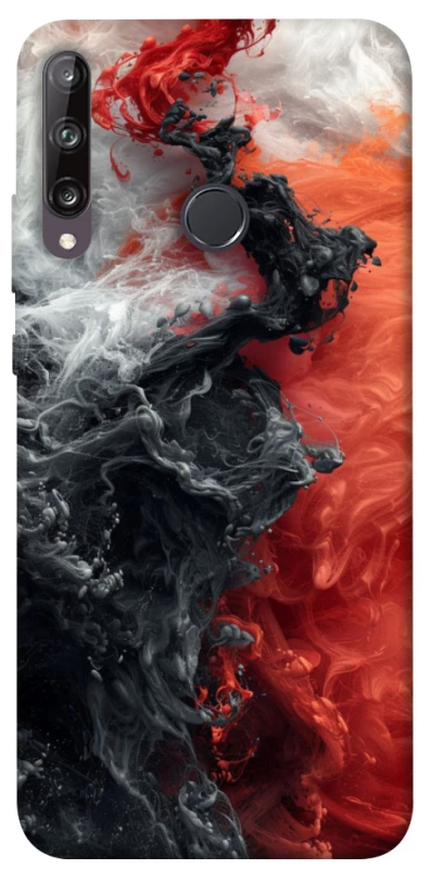 Чохол на Huawei P40 Lite E Black and Red фото 1 з 1