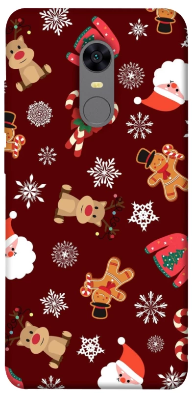 Чехол на Xiaomi Redmi 5 Plus / Redmi Note 5 (Single Camera) Новогодний v6 фото 1 из 1