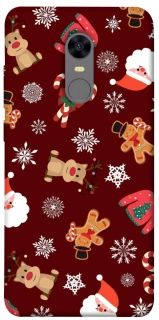 Чехол на Xiaomi Redmi 5 Plus / Redmi Note 5 (Single Camera) Новогодний v6 фото 1 из 1