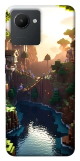 Чехол на Realme C30s Minecraft sunset фото 1 из 1