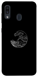 Чохол на Samsung Galaxy A20 / A30 Black tsunami фото 1 Чохол на Samsung Galaxy A20 / A30 Black tsunami фото 1 з 1