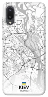 Чохол на Samsung Galaxy A02 Kiev white map фото 1 з 1