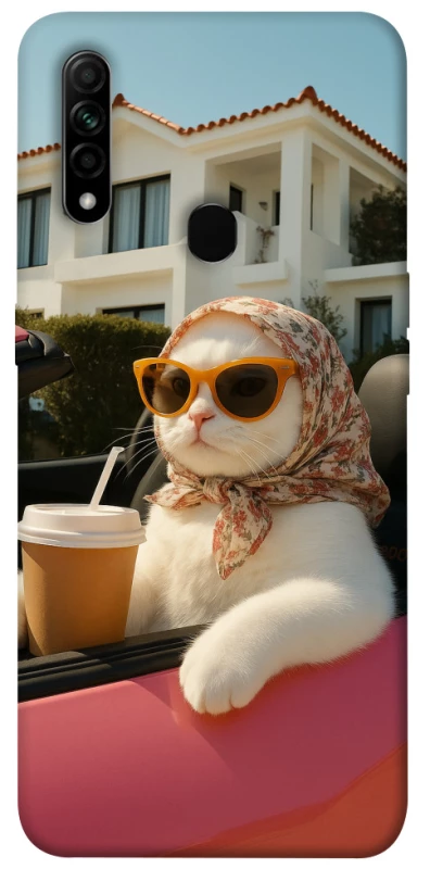Чохол на Oppo A31 Stylish Cat Cruise фото 1 з 1